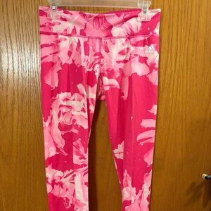 Hot Pink adidas Athletic Leggings - Women's Size Medium